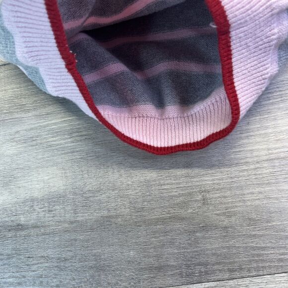 Koala Kids  Knit Crew Neck Sweater Pink Red 12 Mo Santas Little Helper Reindeer - Picture 11 of 14